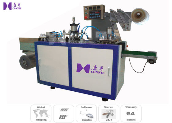 Chine Boursouflure en plastique de la chaleur formant la machine pour le système pneumatique de commandes de capteur de couvercles de café usine