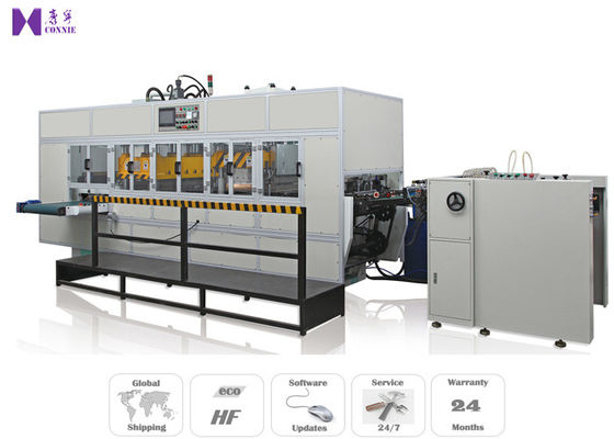 Chine Système de alimentation automatique de machine de pliage de cartons automatisé par haute fréquence usine